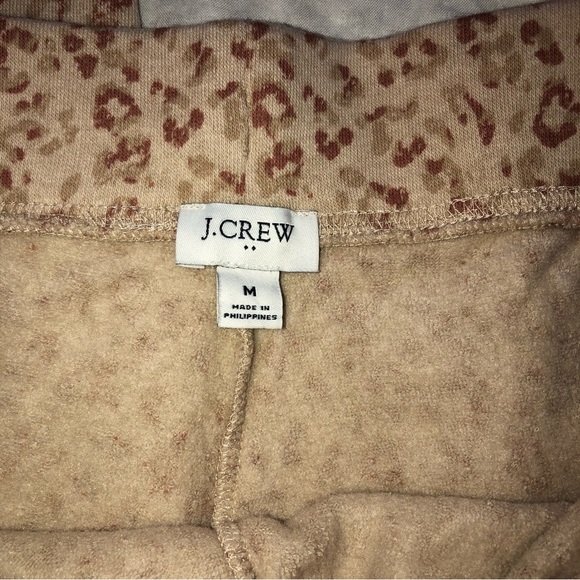 J Crew Neutral Leopard Print Joggers - Picture 3 of 5